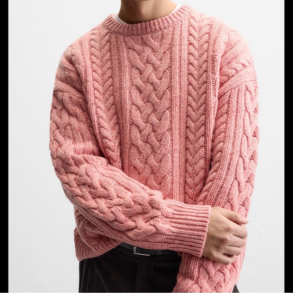 ZARA (NWT) Wool Cable Knit Sweater